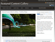 Tablet Screenshot of featuredcontentgallery.com